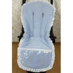 Colchoneta Paseo Campari Blue -Colchoneta silla.