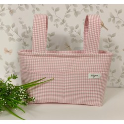 Bolso Petit Vichy Rosa Pink - Mini Talega.