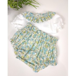 Conjunto Silvia-Ranita y body bebé.