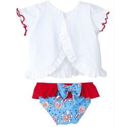 Conjunto de baño Océano - Bañador bebé.