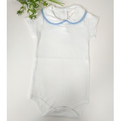 Body Blanco y Azul - Body bebé.