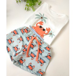 Conjunto de baño Cangrejo - Bañador bebé.