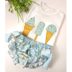 Conjunto de baño Helados - Braguita bebé.
