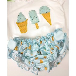 Conjunto de baño Helados - Braguita bebé.