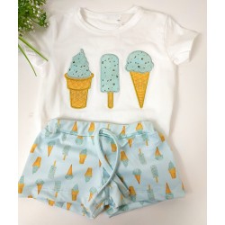 Conjunto de baño Helados - Bañador bebé.