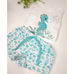 Conjunto de baño Caballito de mar - Bañador bebé.