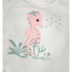 Conjunto de baño Caballito de mar - Braguita bebé.