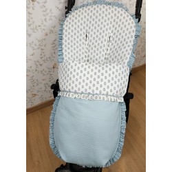 Saco de Paseo Flor de Lis - Colchoneta silla.