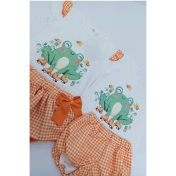 Conjunto Ranita en Patines- Conjunto bebé.