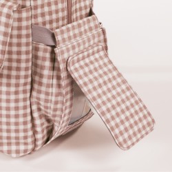Mochila I Love Vichy Rosa- Mochila.