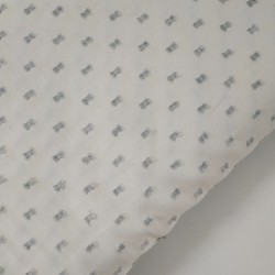 Viyela Plumeti Crudo-Gris -...