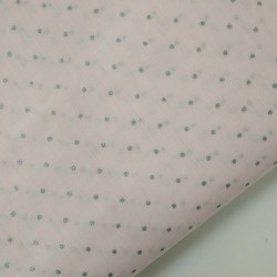 Muselina Rosa con Topitos -...