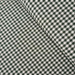 Algodón Vichy Verde - Tela vichy.