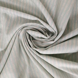 Viyela Rayas Gris Verde - Tela viyela rayas.