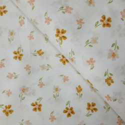 Algodón de Flores - Tela de flores.