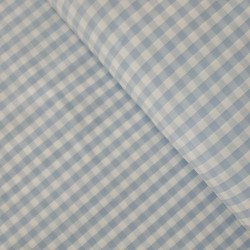 Vichy Azul Celeste - Tela Vichy