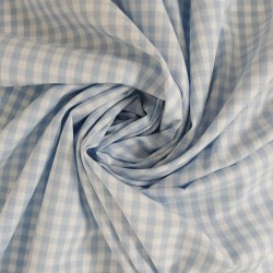 Vichy Azul Celeste - Tela Vichy