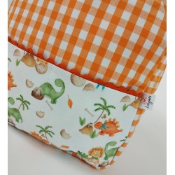 Mochila Dinos Naranja - Mochila.