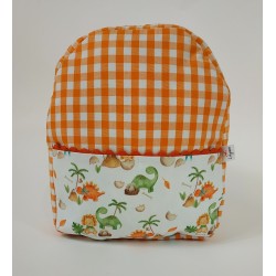 Mochila Dinos Naranja -...