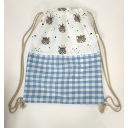 Bolsa Mochila Azul Rocket - Bolsa.