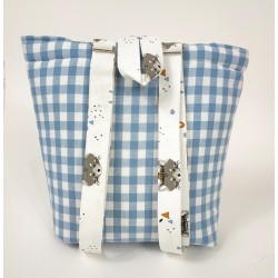 Mochila con Tapa Azul Rocket - Mochila.