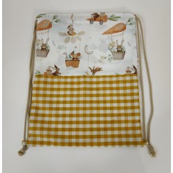 Bolsa Mochila Rabbit Mostaza - Bolsa.