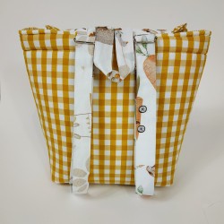 Mochila con Tapa Rabbit Mostaza - Mochila.