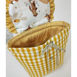 Mochila con Tapa Rabbit Mostaza - Mochila.