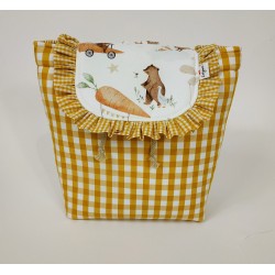 Mochila con Tapa Rabbit Mostaza - Mochila.