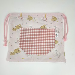 Bolsa Merienda Ratoncita Rosa -Bolsa.