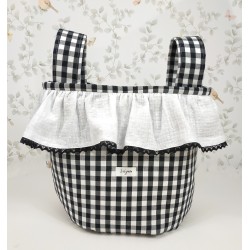 Bolso Bombón Vichy Negro - Bolso.