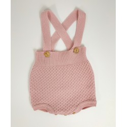 Conjunto Bombacho y Chaqueta Rosa.