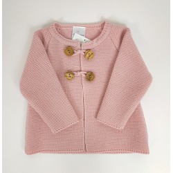 Conjunto Bombacho y Chaqueta Rosa.