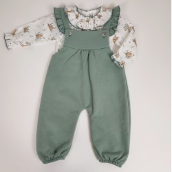 Peto y Blusa Verde Honey.