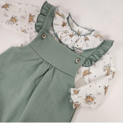 Peto y Blusa Verde Honey.