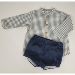 Conjunto Bombacho y Camisa.