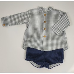 Conjunto Bombacho y Camisa.