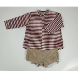 Conjunto Bombacho y Camisa.