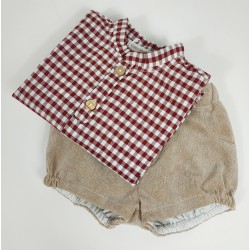 Conjunto Bombacho y Camisa.