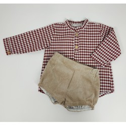 Conjunto Bombacho y Camisa.