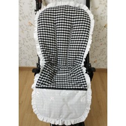 Saco Paseo Vichy Negro-Saco silla.