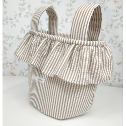 Bolso Bombón Rayas Laura -...