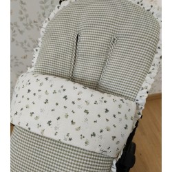 Saco Paseo Vichy Kaki-Saco silla.