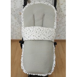 Saco Paseo Vichy Kaki-Saco silla.