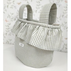 Bolso Bombón Vichy Kaki -...