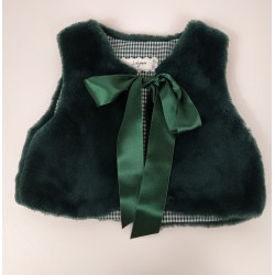 Chaleco de Pelo Verde.