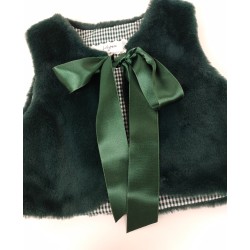 Chaleco de Pelo Verde.