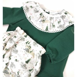 Sudadera y ranita Verde.