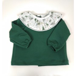 Sudadera y ranita Verde.