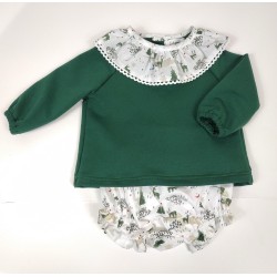 Sudadera y ranita Verde.